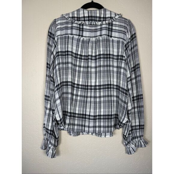 Pilcro Keira Plaid Blouse - Picture 3 of 7